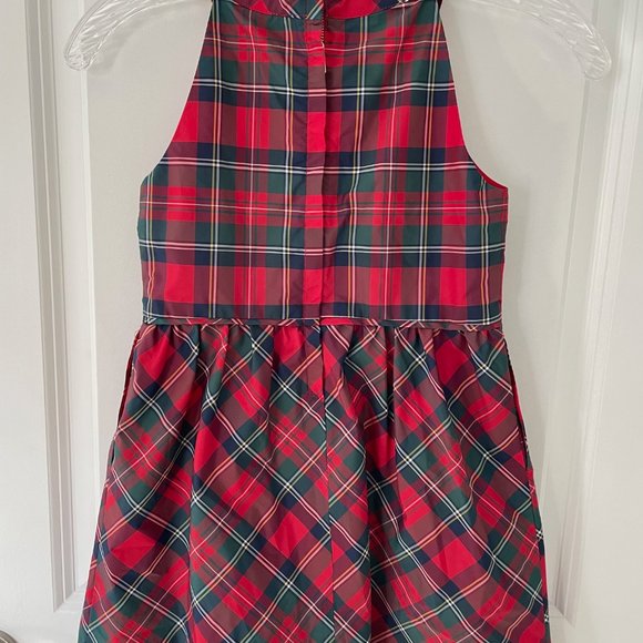 Vineyard Vines Red and Green Plaid Kids Dress - Picture 2 of 3